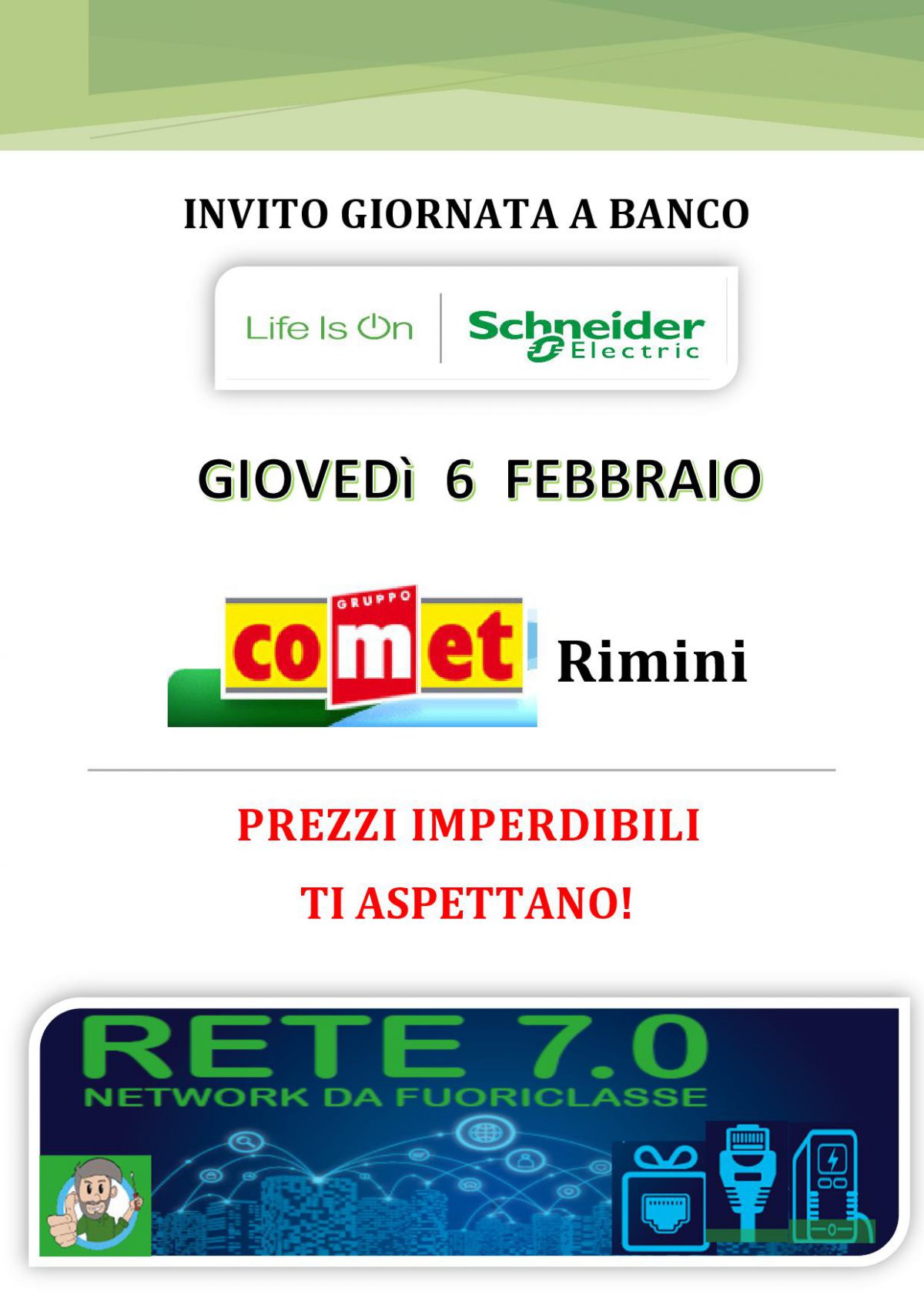 INVITO GIORNATA A BANCO comet 6 febbraio rimini2020