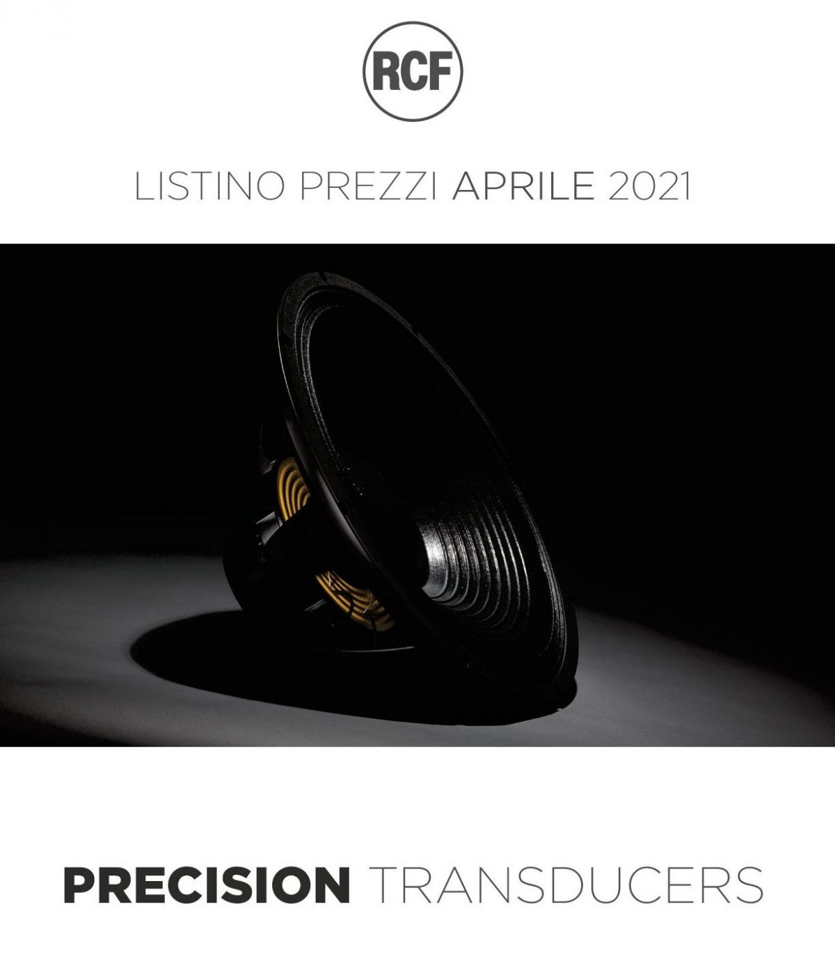 Listino RCF Precision Transducers IT 2021 Aprile
